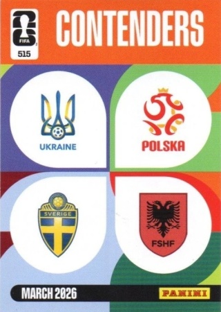 515 Ukraine-Sweden Contenders Panini FIFA World Cup 2026