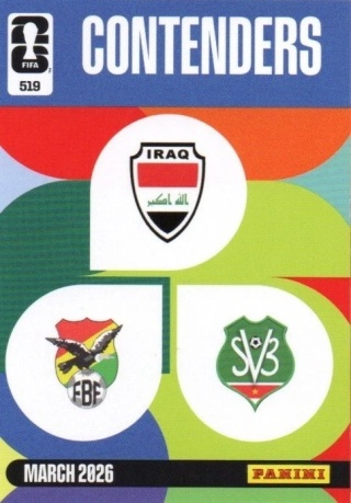 519 Suriname-Bolivia Contenders Panini FIFA World Cup 2026