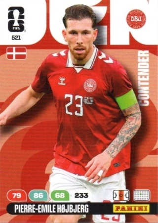 521 Pierre-Emile HoJbjerg Denmark Contenders Panini FIFA World Cup 2026
