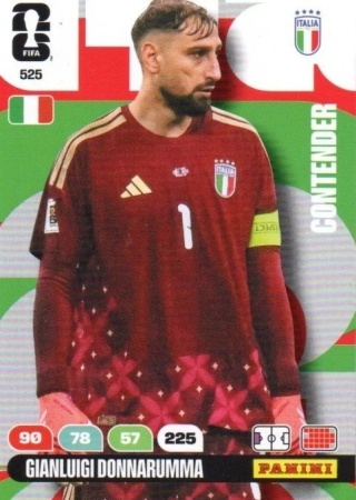 525 Gianluigi Donnarumma Italy Contenders Panini FIFA World Cup 2026