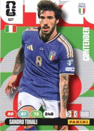 527 Sandro Tonali Italy Contenders Panini FIFA World Cup 2026