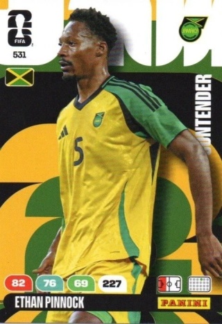 531 Ethan Pinnock Jamaica Contenders Panini FIFA World Cup 2026