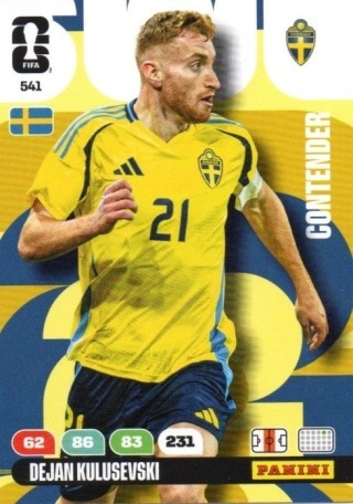 541 Dejan Kulusevski Sweden Contenders Panini FIFA World Cup 2026