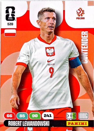 539 Robert Lewandowski Poland Contenders Panini FIFA World Cup 2026