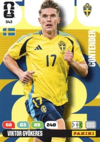 543 Viktor Gyokeres Sweden Contenders Panini FIFA World Cup 2026