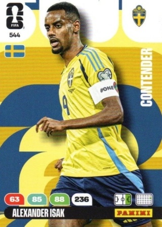 544 Alexander Isak Sweden Contenders Panini FIFA World Cup 2026
