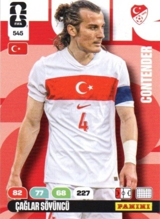 545 Caglar Soyuncu Turkey Contenders Panini FIFA World Cup 2026