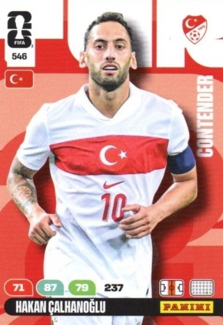 546 Hakan Calhanoglu Turkey Contenders Panini FIFA World Cup 2026