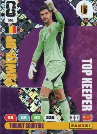 551 Thibaut Courtois Belgium Top Keepers Panini FIFA World Cup 2026
