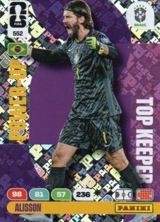 552 Alisson Brazil Top Keepers Panini FIFA World Cup 2026
