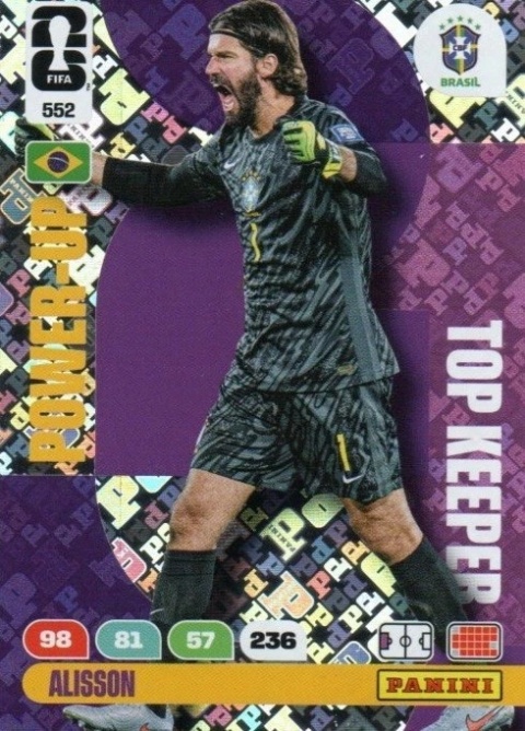 552 Alisson Brazil Top Keepers Panini FIFA World Cup 2026