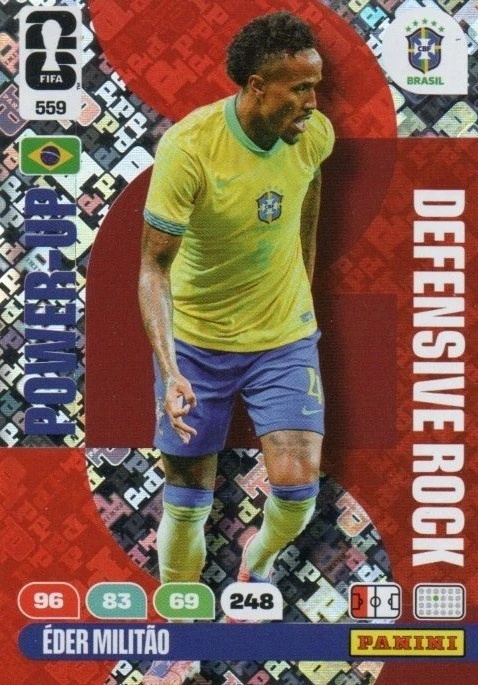 559 Eder Militao Brazil Defensive Rocks Panini FIFA World Cup 2026
