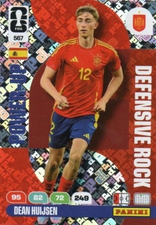 567 Dean Huijsen Spain Defensive Rocks Panini FIFA World Cup 2026