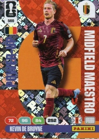 569 Kevin De Bruyne Belgium Midfield Maestros Panini FIFA World Cup 2026