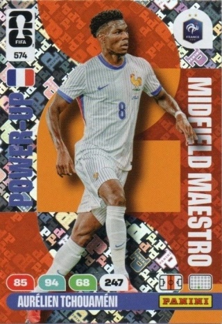 574 Aurelien Tchouameni France Midfield Maestros Panini FIFA World Cup 2026
