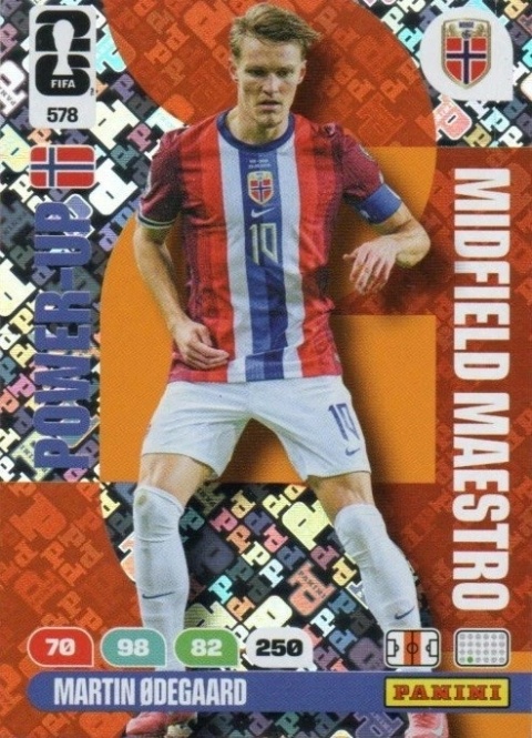 578 Martin Odegaard Norway Midfield Maestros Panini FIFA World Cup 2026
