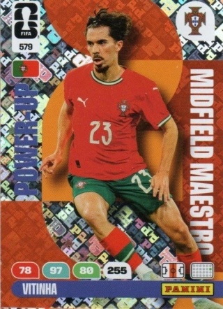 579 Vitinha Portugal Midfield Maestros Panini FIFA World Cup 2026