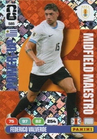 585 Federico Valverde Uruguay Midfield Maestros Panini FIFA World Cup 2026