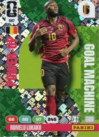 587 Romelu Lukaku Belgium Goal Machines Panini FIFA World Cup 2026