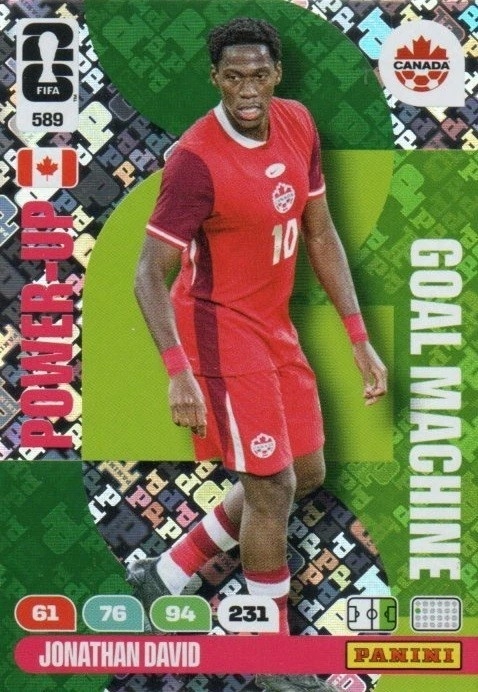 589 Jonathan David Canada Goal Machines Panini FIFA World Cup 2026