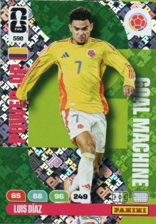 590 Luis Diaz Colombia Goal Machines Panini FIFA World Cup 2026