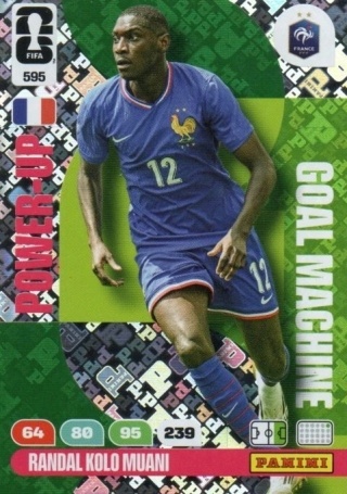 595 Randal Kolo Muani France Goal Machines Panini FIFA World Cup 2026