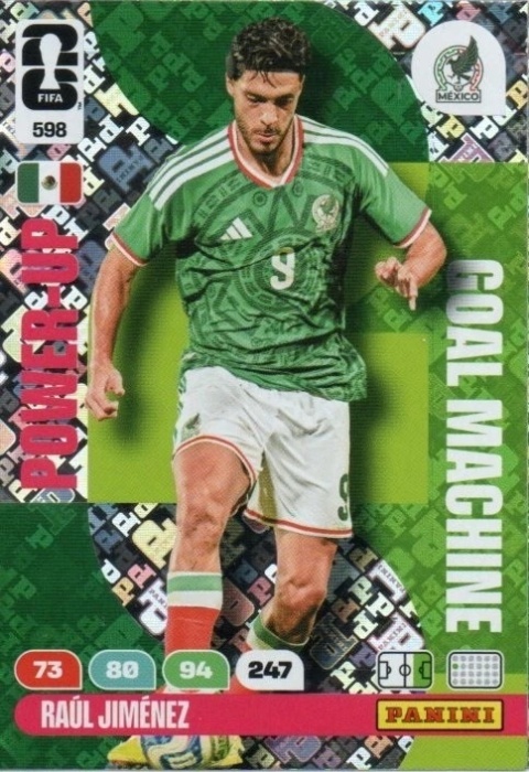 598 Raul Jimenez Mexico Goal Machines Panini FIFA World Cup 2026