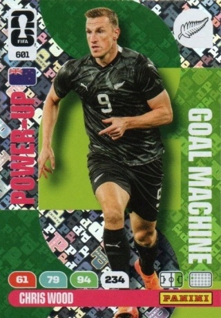 601 Chris Wood New Zealand Goal Machines Panini FIFA World Cup 2026