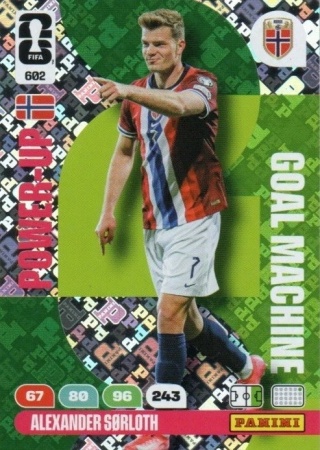 602 Alexander Sorloth Norway Goal Machines Panini FIFA World Cup 2026