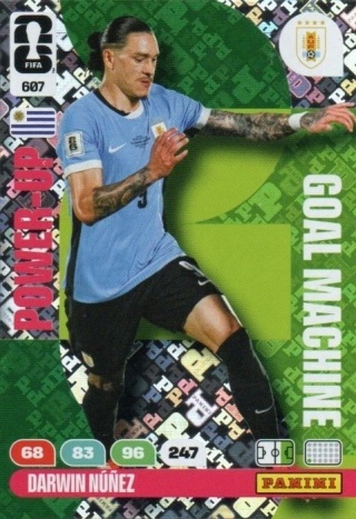 607 Darwin Nunez Uruguay Goal Machines Panini FIFA World Cup 2026