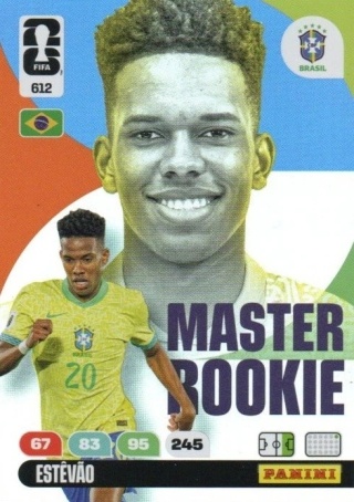 612 Estevao Willian Brazil Master Rookies Panini FIFA World Cup 2026