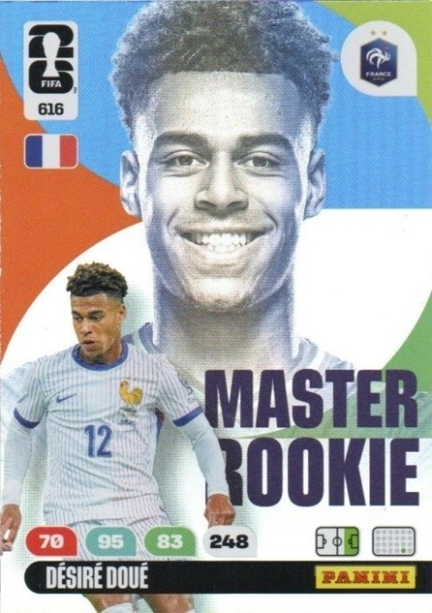 616 Desire Doue France Master Rookies Panini FIFA World Cup 2026