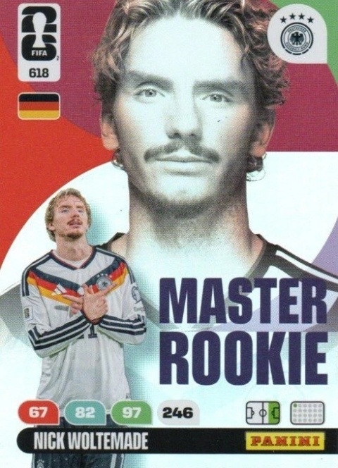 618 Nick Woltemade Germany Master Rookies Panini FIFA World Cup 2026
