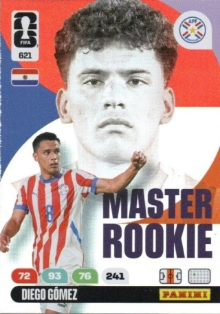 621 Gustavo Gomez Paraguay Master Rookies Panini FIFA World Cup 2026