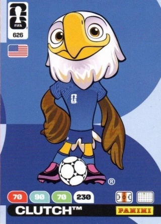 626 Official Mascot - Clutch Panini FIFA World Cup 2026