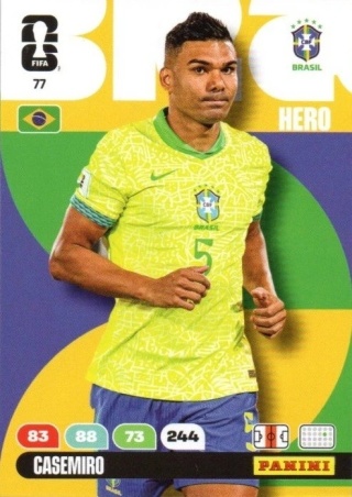 77 Casemiro Brazil Hero Panini FIFA World Cup 2026