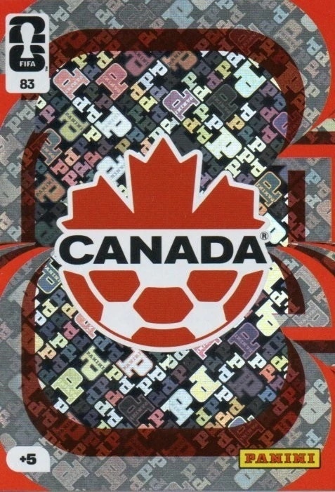 83 Team Crest Canada Panini FIFA World Cup 2026