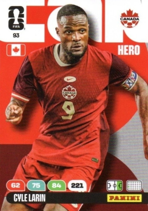 93 Cvle Larin Canada Hero Panini FIFA World Cup 2026