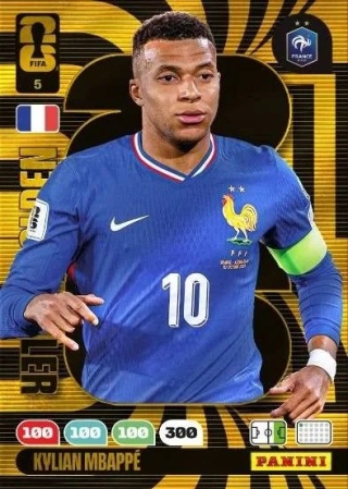 5 Mbappe France Golden Baller Panini FIFA World Cup 2026