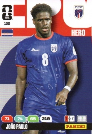 100 Joao Paulo Cape Verde Hero Panini FIFA World Cup 2026