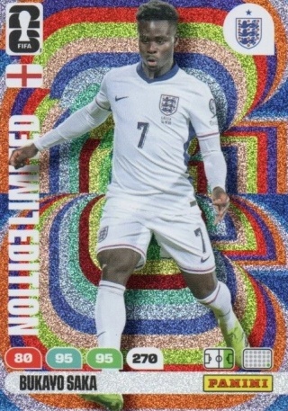 LE-BS Bukayo Saka England Limited Edition Panini FIFA World Cup 2026