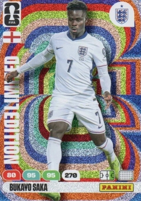 LE-BS Bukayo Saka England Limited Edition Panini FIFA World Cup 2026