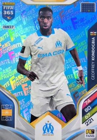 FAN27bu Kondogbia Olympique Marsylia Fans Favourite Blue FIFA 365 2026