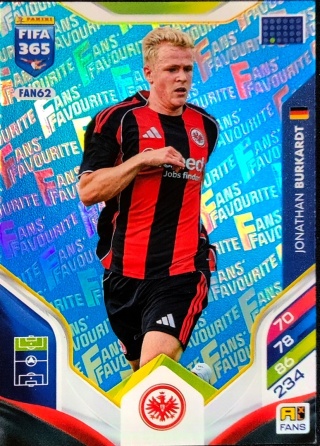 FAN62bu Jonathan Burkardt Eintracht Fans Favourite Blue FIFA 365 2026