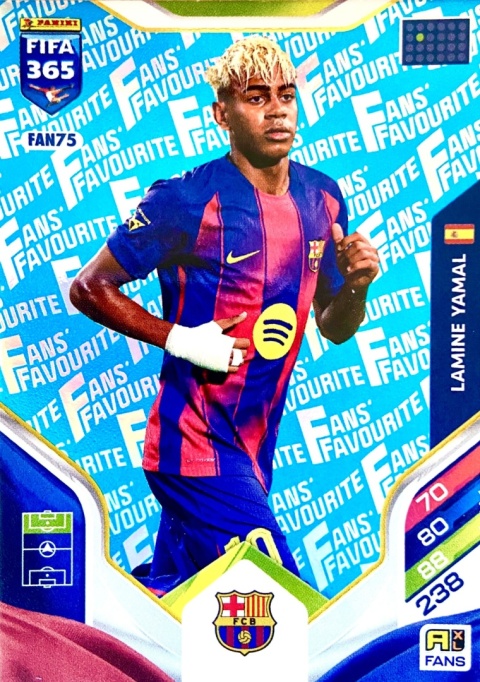 FAN75bu Lamine Yamal Barcelona Fans Favourite Blue FIFA 365 2026