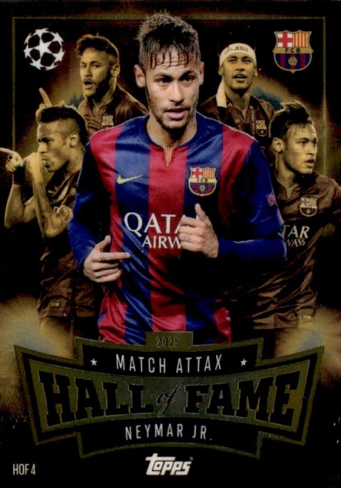 HOF4 Neymar Jr. FC Barcelona Match Attax Hall of Fame Match Attax 2025/26