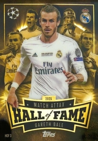 HOF3 Gareth Bale Real Madryt Match Attax Hall of Fame Match Attax 2025/26