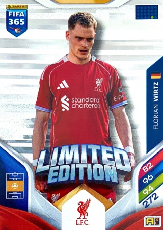 LE-FW Florian Wirtz Liverpool FC Limited Edition Panini FIFA 265 2026
