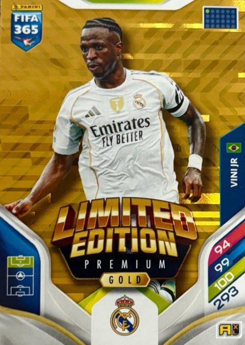 LEPG-VJ Vini Jr	Real Madrid C.F.	Limited Edition / Premium Gold Panini FIFA 265 2026