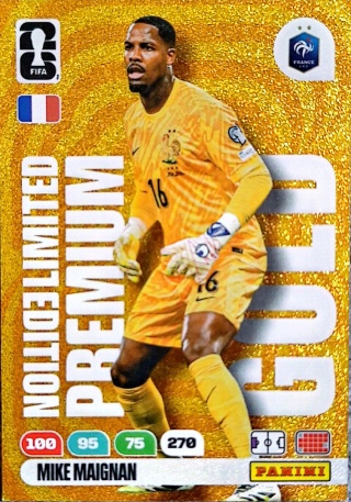 Mike Maignan Francja Limited Edition Premium Gold Panini FIFA World Cup 2026
